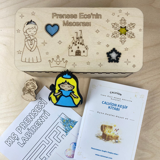 Buzlar Prensesi Keşif Kutusu (İsme Özel)