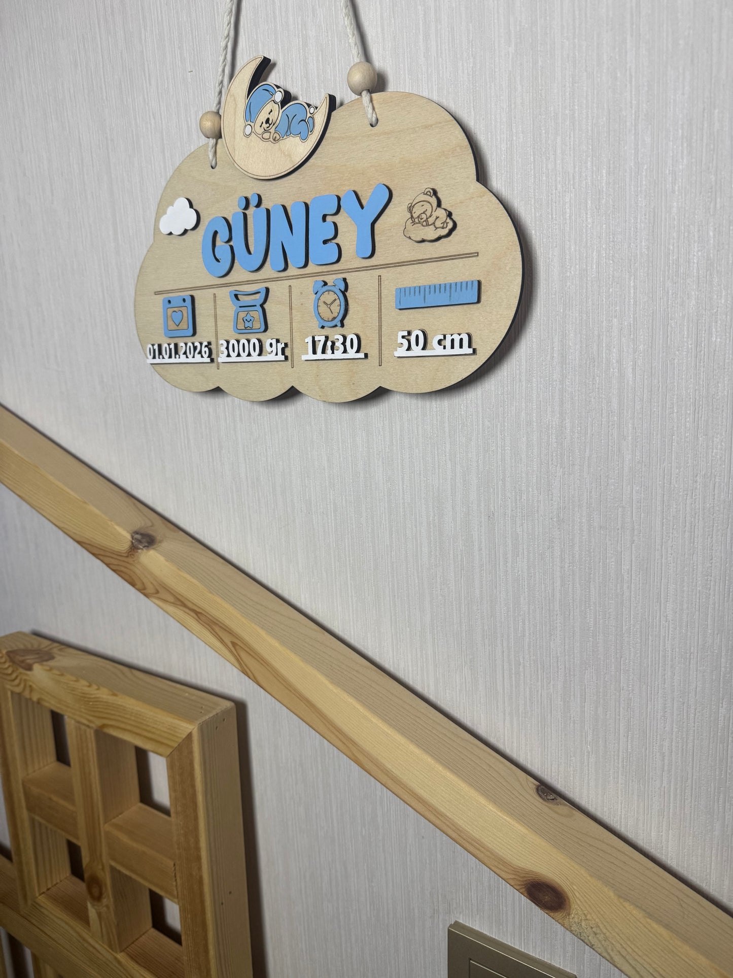 Bebek Doğum Panosu (İsme Özel)